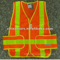 orange high visibility sport safety vest meeting EN471 class2